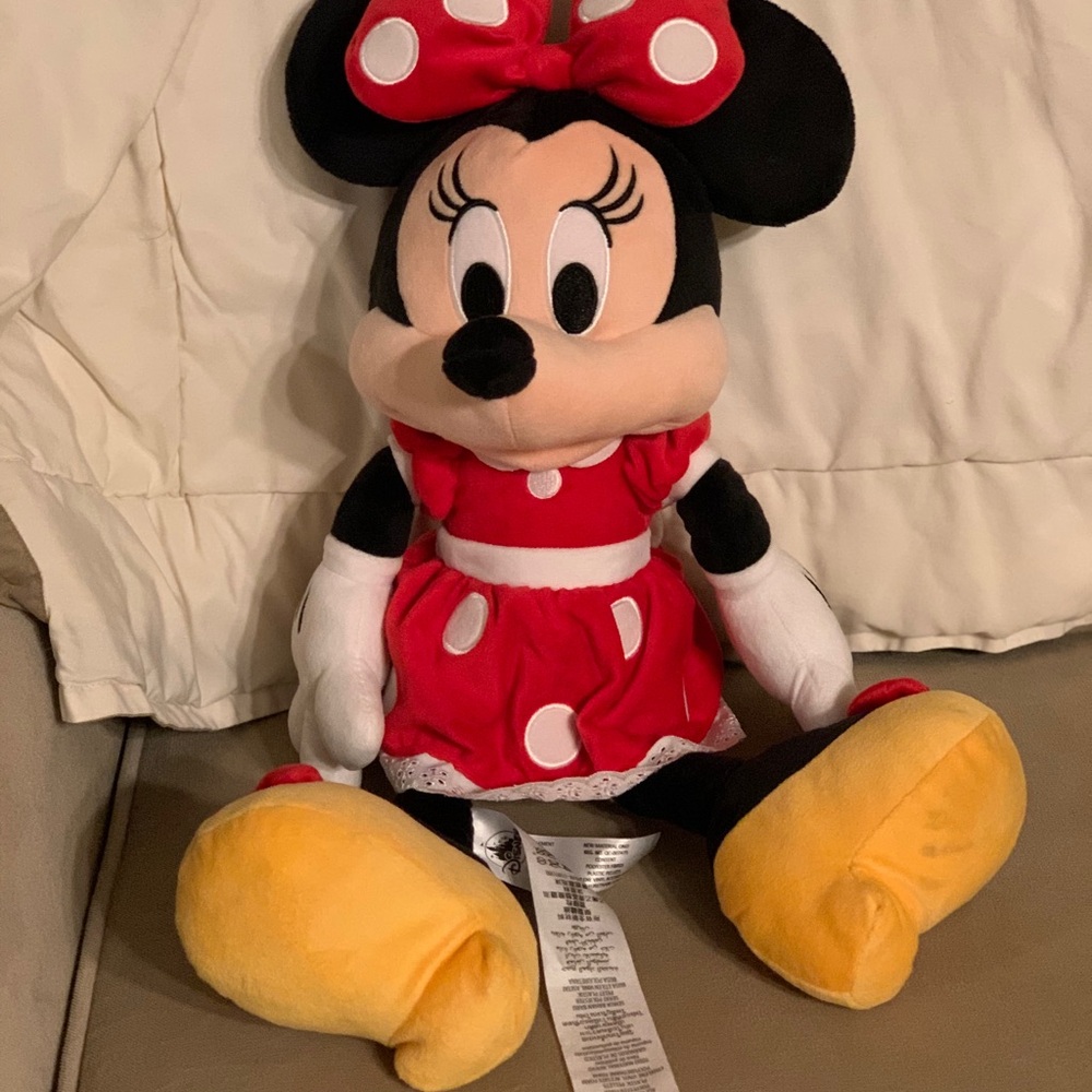 Disney Minnie Mouse Plush Toy - Red and Yellow